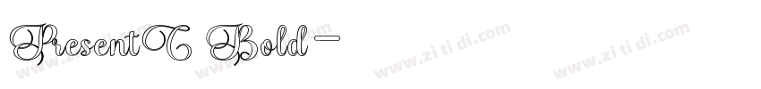 PresentC Bold字体转换